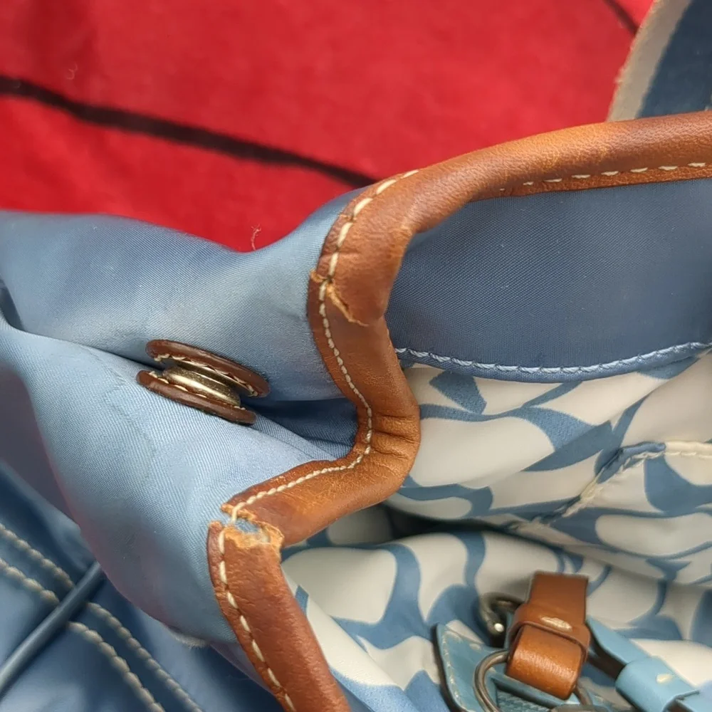 Coach nylon and suede bag 10663